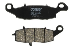 Brake pads MCB681 TRW organic, intended use offroad/route/scooters fits KAWASAKI; SUZUKI