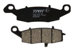 Brake pads MCB682 TRW organic, intended use offroad/route/scooters fits KAWASAKI; SUZUKI