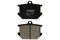 Brake pads MCB68 TRW organic, intended use offroad/route/scooters fits YAMAHA