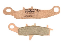 Brake pads MCB697SI TRW sinter, intended use offroad fits KAWASAKI; SUZUKI
