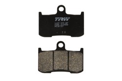 Brake pads MCB737 TRW organic, intended use offroad/route/scooters fits KAWASAKI