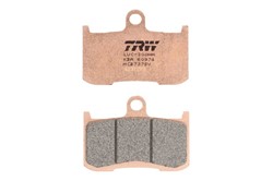 Brake pads MCB737SV TRW sinter, intended use route fits KAWASAKI; SUZUKI; TRIUMPH