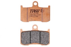 Brake pads MCB737TRQ TRW sinter, intended use racing fits KAWASAKI; SUZUKI; TRIUMPH