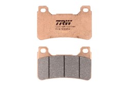 Brake pads MCB755SRQ TRW sinter, intended use racing fits HONDA_0
