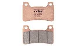 Brake pads MCB755SV TRW sinter, intended use route fits HONDA_0