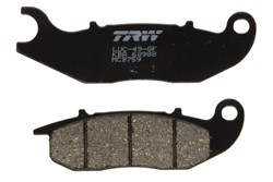 Brake pads MCB759 TRW organic, intended use offroad/route/scooters fits HONDA; RIEJU