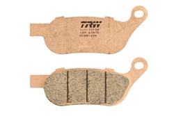 Brake pads MCB814SH TRW sinter, intended use racing/route fits HARLEY DAVIDSON_0