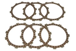 Clutch friction discs fits SUZUKI 400F (Eiger), 400F (Eiger 2x4 Automatic), 400F (Kingquad), 400 (Eiger 2x4), 400F (Eiger 4x4), 400FS (Kingquad 4x2), 400FS (Kingquad 4x4), 500, 500 (Quadrunner)