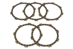 Clutch friction discs fits BETA 125 4T, 125 4T (Enduro); MALAGUTI 125 (Enduro), 125 (Motard); PEUGEOT 125, 125SM; RIEJU 1254T, 50Evolution, 125Matrix, 125Naked, 50Matrix, 50Naked, 125, 125 (Pro)