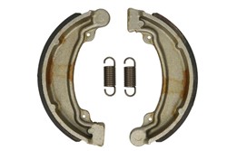 Brake shoes rear 130x30mm with springs Yes fits DAELIM; HONDA; KYMCO