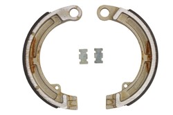 Brake shoes front 125x17mm with springs Yes fits HONDA; PIAGGIO/VESPA