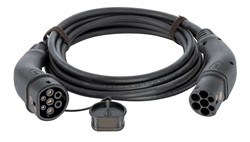 Kabel do ładowania auta elektrycznego typu 2 Harting 5m prosty 7,4kW 32A IP44 czarny