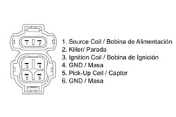 CDI ignition module DZE01306 fits HONDA_1