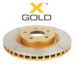 Brake disc X GOLD (1 pcs) front fits CHRYSLER PT CRUISER