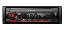 Pioneer MVH-S320BT USB/AUX/BLUETOOTH autoraadio, USB ja AUX sisendid esipaneelil, Bluetooth muusika striimimine ja Hands Free. Bluetoothiga võimalik korraga ühendada kuni 2 seadet_0
