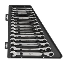 Set of combination wrenches combination ratchet wrench(es) 12-angle