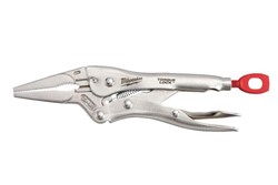 Pliers adjustable, clamping straight for pipes / for sheet-metal work