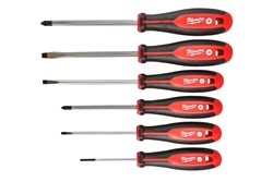 Set of screwdrivers mixed 6 pcs blister pack