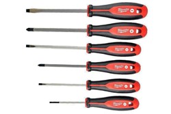 Set of screwdrivers homogenous 6 pcs blister pack