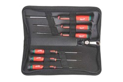 Set of screwdrivers mixed; precision 6 pcs Fabric case
