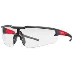 Okulary ochronne, kolor szybek: bezbarwny, normy: EN 166; EN 170; EN 172, kolor: Czarny/Czerwony
