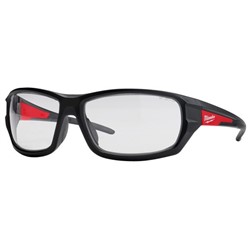 Protective glasses, lens colour: transparent, stadards: EN 166; EN 170; EN 172, colour: Black/Red_1