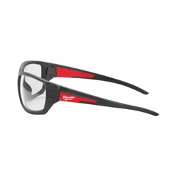 Protective glasses, lens colour: transparent, stadards: EN 166; EN 170; EN 172, colour: Black/Red_2