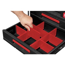 Instrumentu kaste; kaste; Organizators, krāsa melna_5