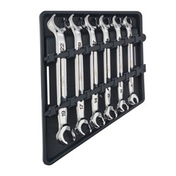 Set of combination wrenches double ring wrench(es) open_7