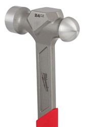 Hammer 2-head, round double-ended / metal round tip - 680g_3