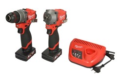 Air impact wrench; Drill-screwdriver, Power tools kit
