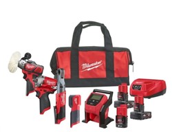 Air impact wrench; Angle wrench, Power tools kit_2