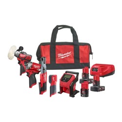 Air impact wrench; Angle wrench, Power tools kit_3