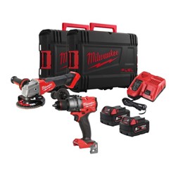 Angle grinder; Drill-screwdriver, Power tools kit_4