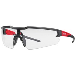 Protective glasses, lens colour: transparent, stadards: EN 166; EN 170; EN 172, colour: Black/Red
