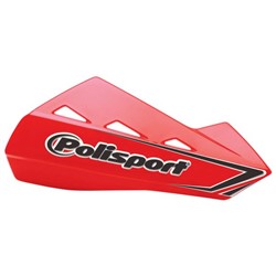 Hand-guards VELOCE, colour red (with universal fitting kit)