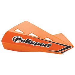 Hand-guards VELOCE, colour orange (with universal fitting kit)