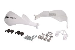 Hand-guards OUTRIDER, colour white (with universal fitting kit)