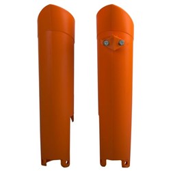 Osłony amortyzatorów, kolor pomarańczowy pasuje do KTM EXC, XC, XCF-W, XC-W 125-500 2008-2015_0