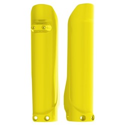 Shock absorbers cover, colour yellow fits HUSQVARNA FC, FE, TC, TE, TX, FX 125-501 2015-2023