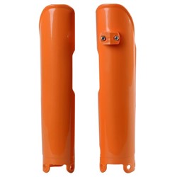 Shock absorbers cover, colour orange fits KTM EXC, SX, SX-F, XC, XCF-W, XC-W 125-505 2003-2007