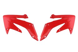 Radiator covers, colour Red fits HONDA CRF 250 2004-2009