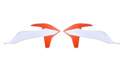 Osłony chłodnic, kolor Pomarańczowy pasuje do KTM SX, SX-F, XC, XC-F 125-450 2019-2023