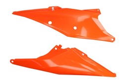 Osłony boczne, kolor Pomarańczowy pasuje do KTM EXC, EXC-F 150-450 2020-2023