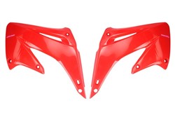 Radiator covers, colour Red fits HONDA CR 125/250 2002-2007