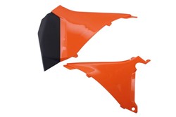 Air filter cover, colour Orange fits KTM EXC, EXC-F, SX 125-500 2011-2013