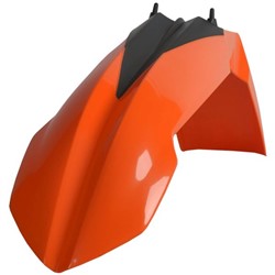 Front wing, colour Orange fits KTM EXC, EXC-F, SX, SX-F, XC 125-525 2007-2013