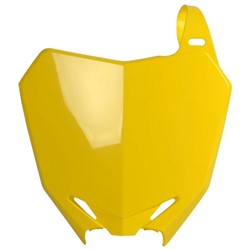 Numer startowy (plastron), kolor Żółty pasuje do SUZUKI RM-Z 250/450 2008-2018