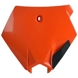 Numer startowy (plastron), kolor Pomarańczowy pasuje do KTM SX, SX-F, XC 125-450 2003-2012