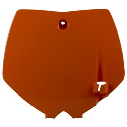 Numer startowy (plastron), kolor Pomarańczowy pasuje do KTM SX, XC 65 2002-2008_0